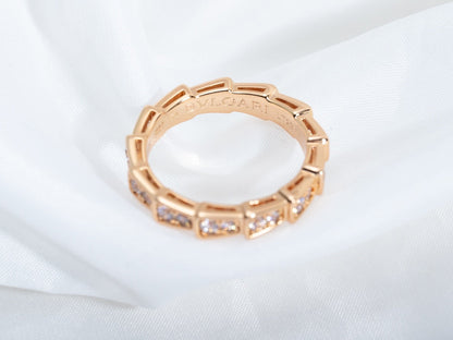 [LuckyStar]SERPENTI RING ROTGOLD DIAMANT 3MM