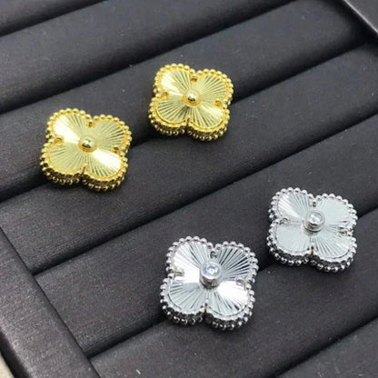 [LuckyStar]CLOVER MINI 9,5MM LASER OHRRINGE