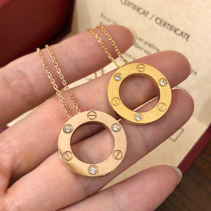 [LuckyStar] LIEBESKETTE 16MM 3 DIAMANTEN