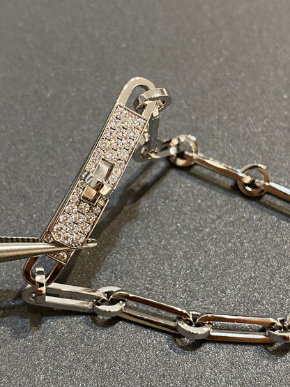 [LuckyStar]KETTENARMBAND KLEINES MODELL DIAMANT