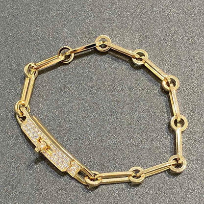 [LuckyStar]KETTENARMBAND KLEINES MODELL DIAMANT