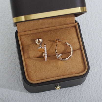 [LuckyStar]JUSTE OHRRINGE 12,75MM ROTGOLD DIAMANT