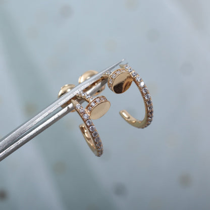 [LuckyStar]JUSTE OHRRINGE 12,75MM ROTGOLD DIAMANT