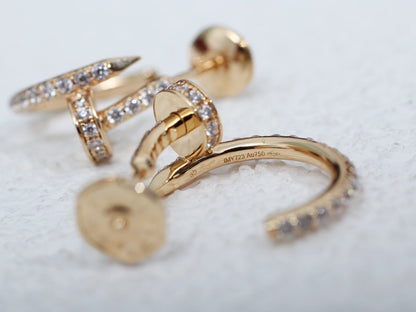 [LuckyStar]JUSTE OHRRINGE 12,75MM ROTGOLD DIAMANT