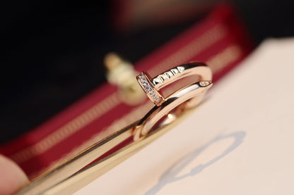 [LuckyStar]JUSTE RING 2,65 MM ROTGOLD DIAMANT