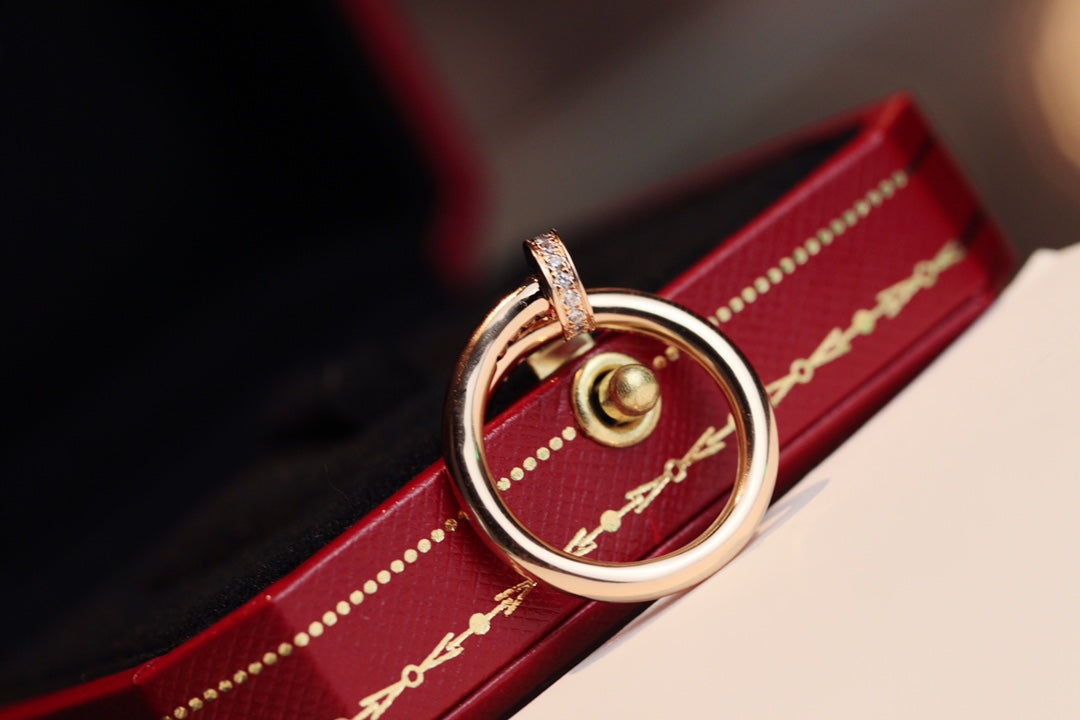 [LuckyStar]JUSTE RING 2,65 MM ROTGOLD DIAMANT