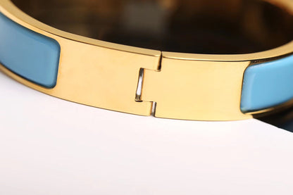 [LuckyStar]H CLOUD BLUE ARMBAND GOLD DIAMANT
