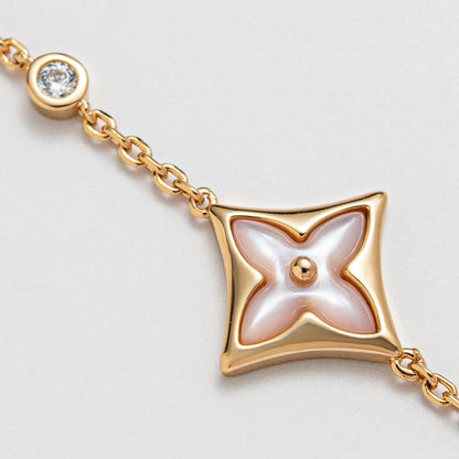 [LuckyStar]STAR 1 DIAMANT ROTGOLDARMBAND