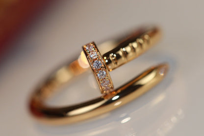 [LuckyStar]JUSTE RING 2,65 MM GOLD DIAMANT