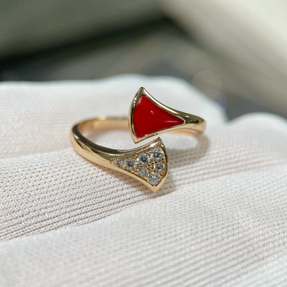 [LuckyStar] TRAUMRING ROTGOLD DIAMANT