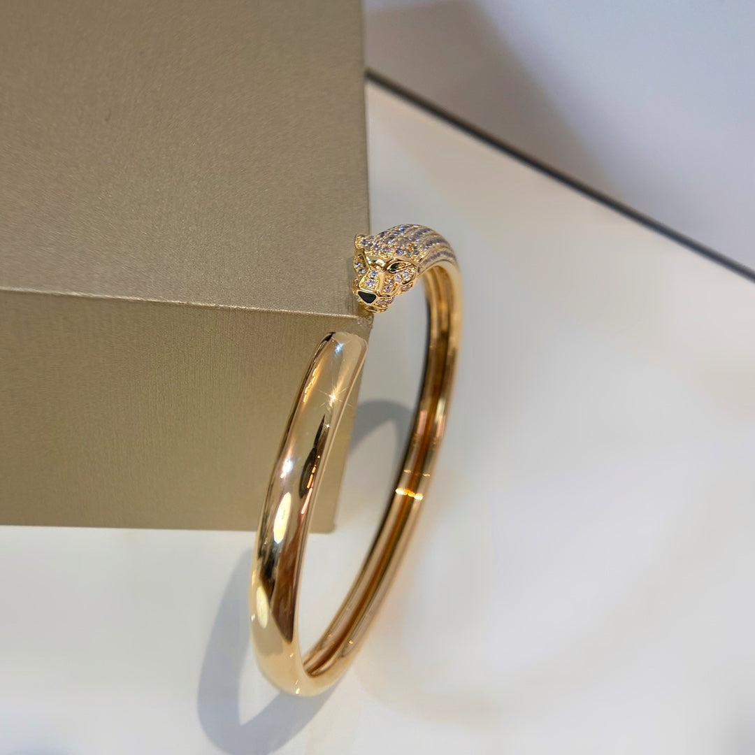 [LuckyStar] PANTHERE GOLD DIAMANT OFFENES ARMBAND