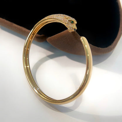 [LuckyStar] PANTHERE GOLD DIAMANT OFFENES ARMBAND