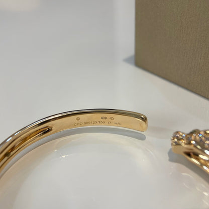 [LuckyStar] PANTHERE GOLD DIAMANT OFFENES ARMBAND