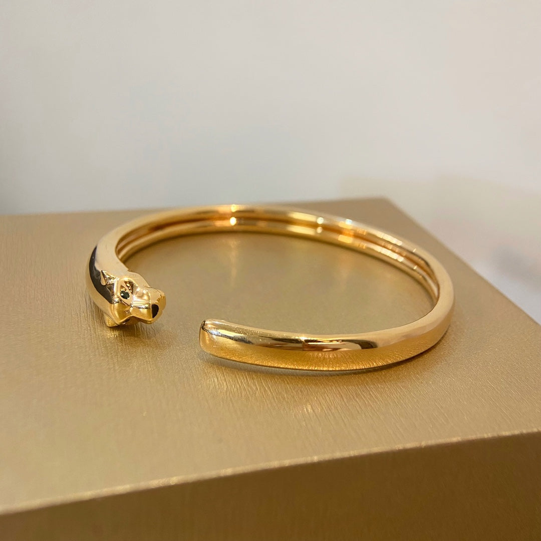 [LuckyStar] PANTHERE GOLD OFFENES ARMBAND