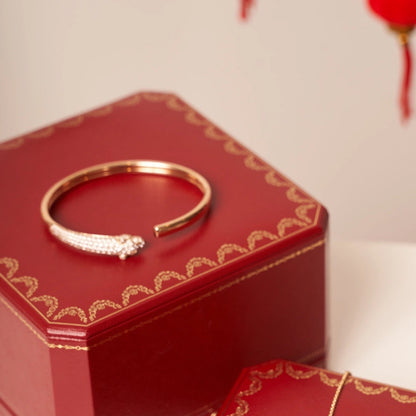[LuckyStar] PANTHERE ROSÉGOLD DIAMANT OFFENES ARMBAND
