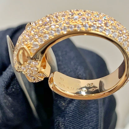 [LuckyStar] PANTHERE ROSÉGOLD-DIAMANTRING