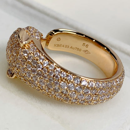 [LuckyStar] PANTHERE ROSÉGOLD-DIAMANTRING