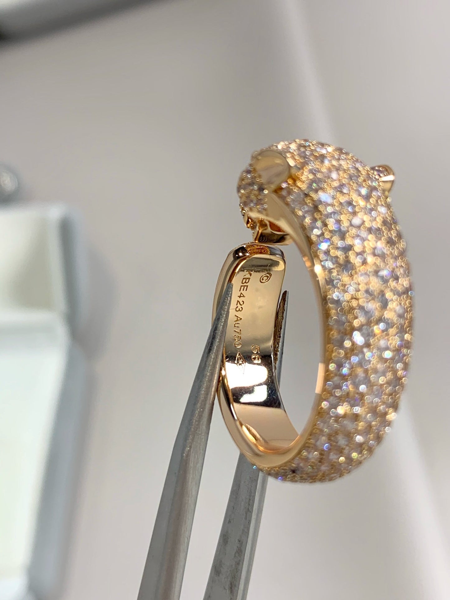[LuckyStar] PANTHERE ROSÉGOLD-DIAMANTRING