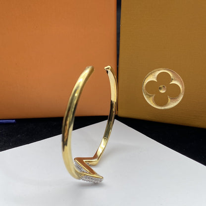 [LuckyStar]VOLTE UPSITEN DOWN DIAMANT GOLD OFFENES ARMBAND