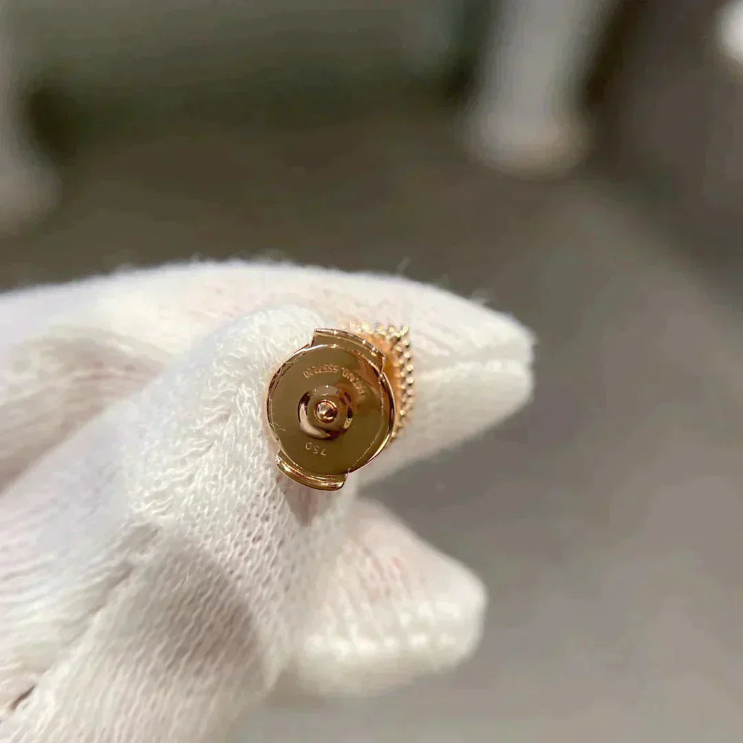 [LuckyStar]Herz-Ohrstecker aus Karneol
