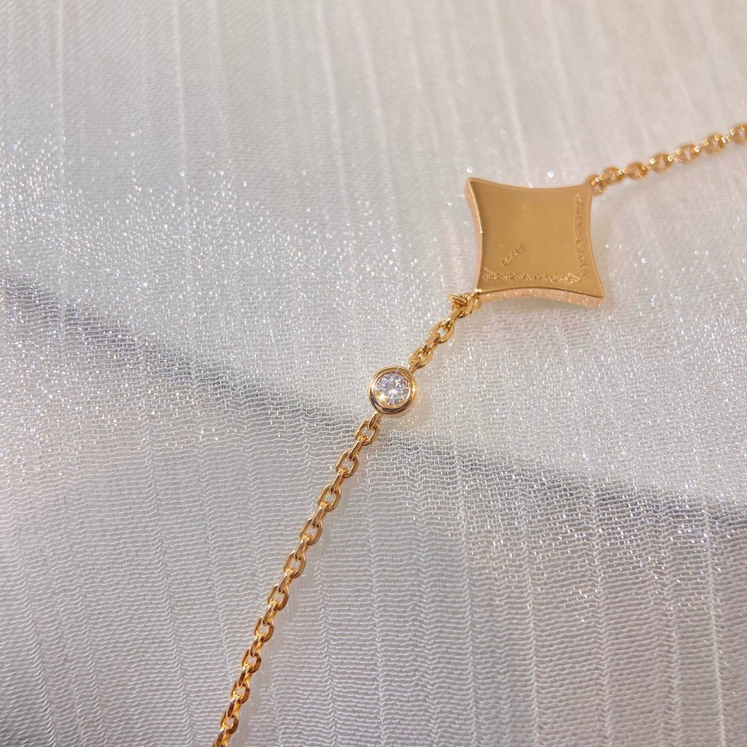 [LuckyStar]COLOR STAR ROSA GOLD DIAMANT ARMBAND