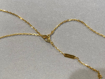 [LuckyStar]CLOVER 25MM HALSKETTE GOLD KARNEOL