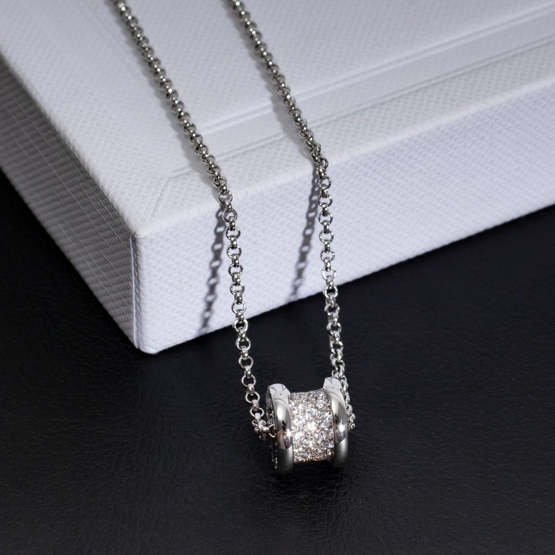 [LuckyStar]ZERO 1 SILBERNE DIAMANT-HALSKETTE