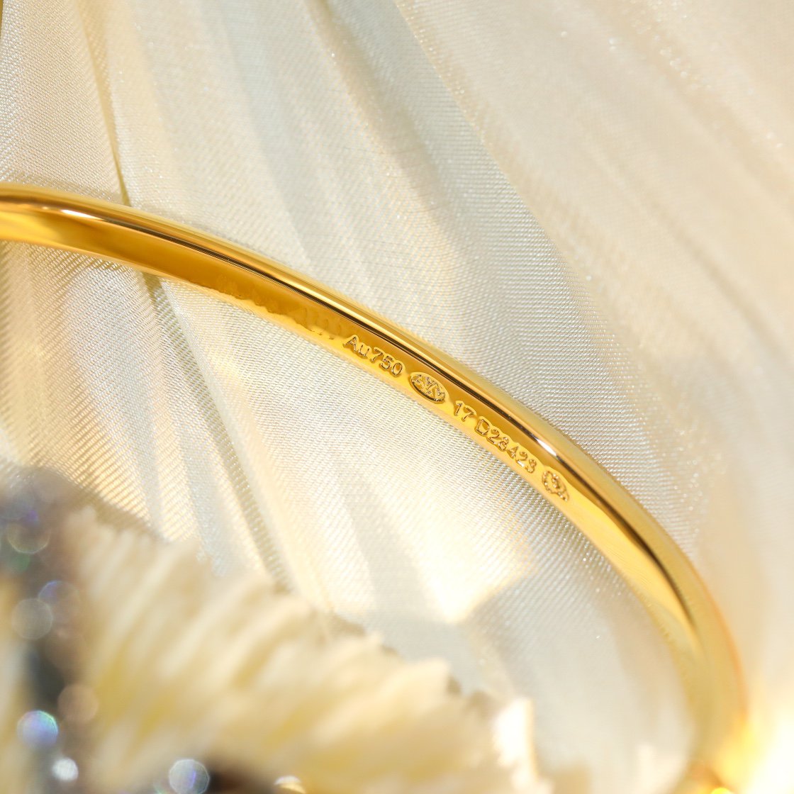 [LuckyStar]VOLTE UPSITEN DOWN GOLD DIAMANT ARMBAND