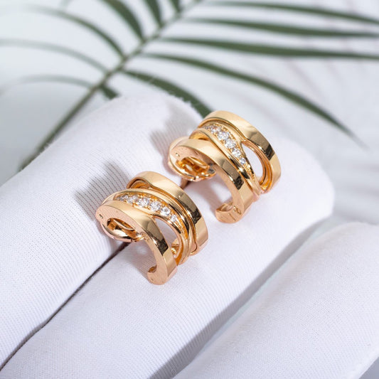 [LuckyStar]ZERO 1 ROTGOLD DIAMANTEN OHRRINGE