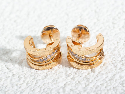 [LuckyStar]ZERO 1 ROTGOLD DIAMANTEN OHRRINGE
