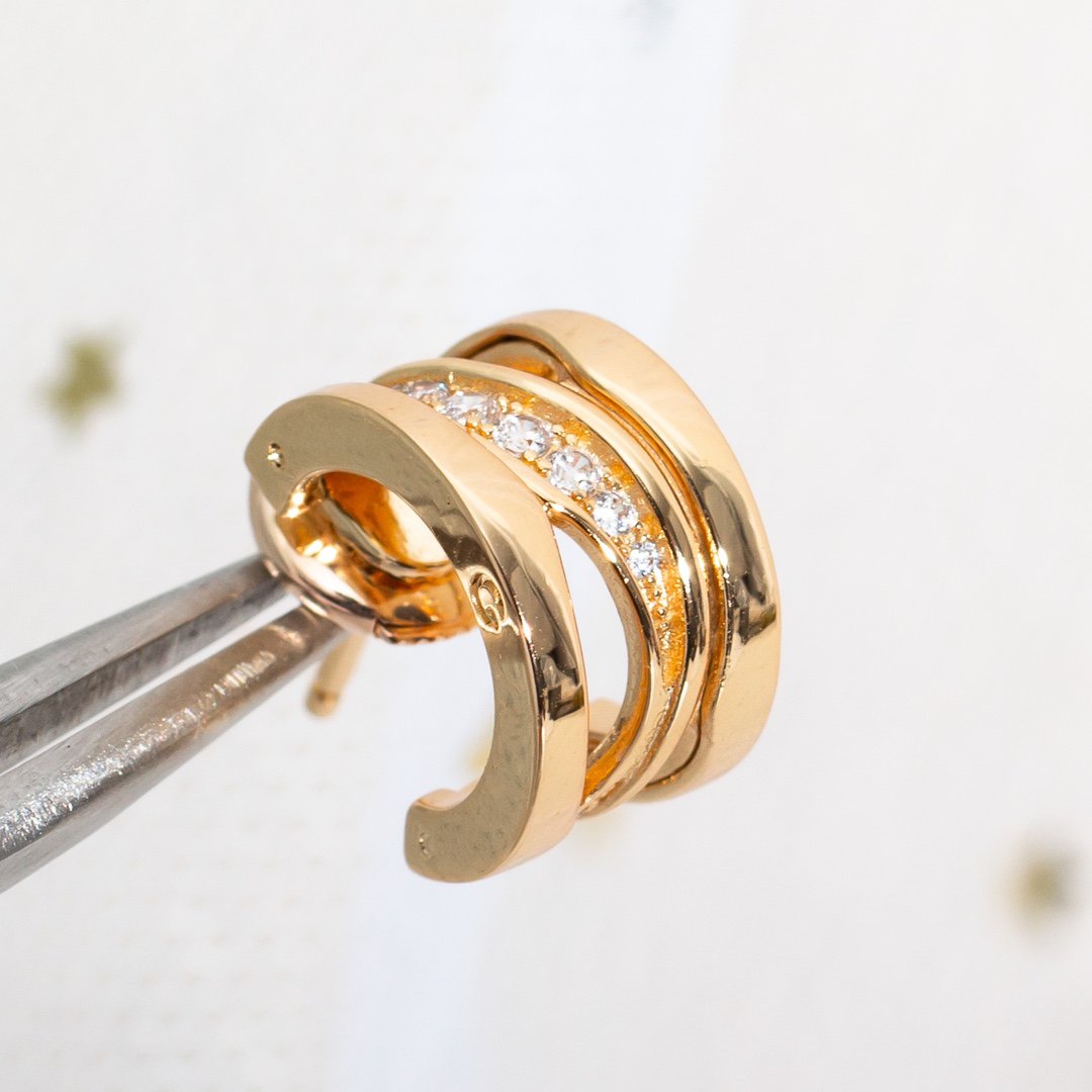 [LuckyStar]ZERO 1 ROTGOLD DIAMANTEN OHRRINGE