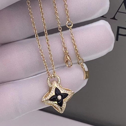 [LuckyStar]Sternanhänger Roségold Diamantkette
