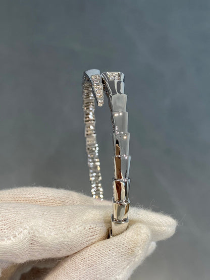 [LuckyStar]SERPENTI ARMBAND DIAMANTEN SILBER