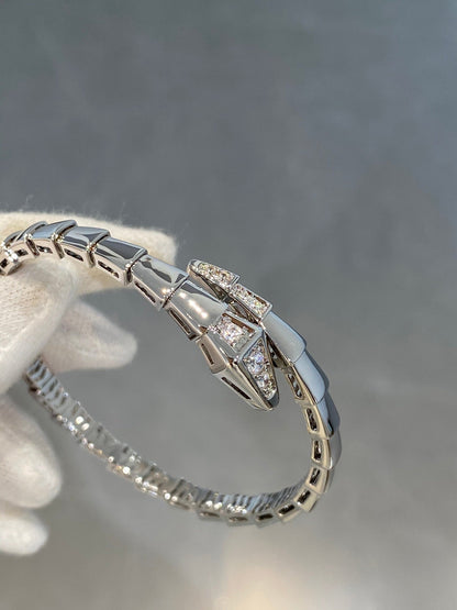 [LuckyStar]SERPENTI ARMBAND DIAMANTEN SILBER