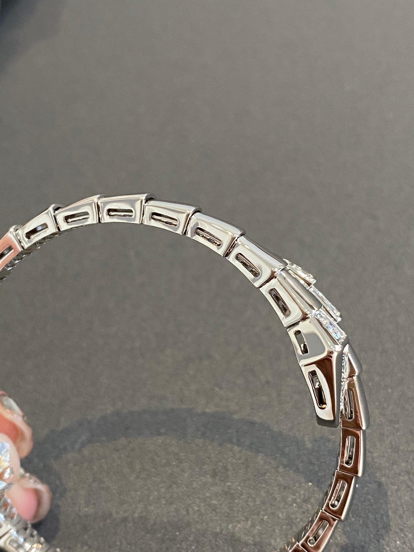 [LuckyStar]SERPENTI ARMBAND DIAMANTEN SILBER