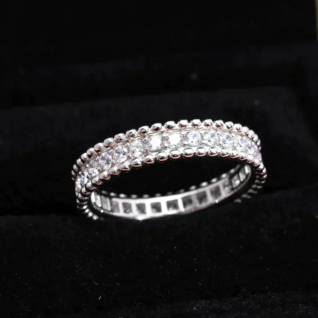 [LuckyStar]PERLEE DIAMANT SILBERRING