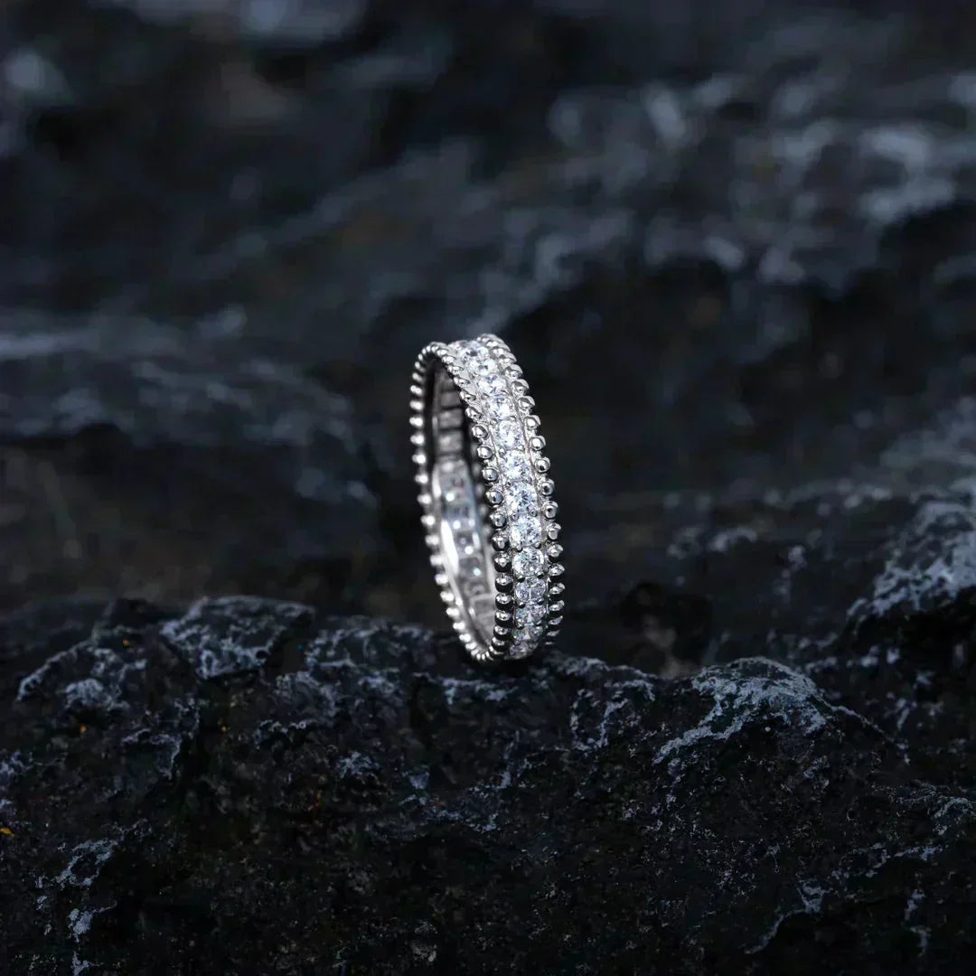 [LuckyStar]PERLEE DIAMANT SILBERRING