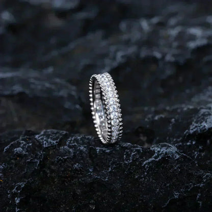 [LuckyStar]PERLEE DIAMANT SILBERRING
