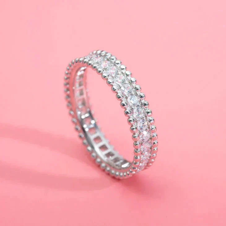 [LuckyStar]PERLEE DIAMANT SILBERRING