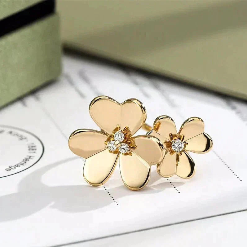 [LuckyStar]CLOVER COMOS GOLD DIAMANTRING