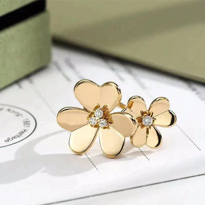 [LuckyStar]CLOVER COMOS GOLD DIAMANTRING