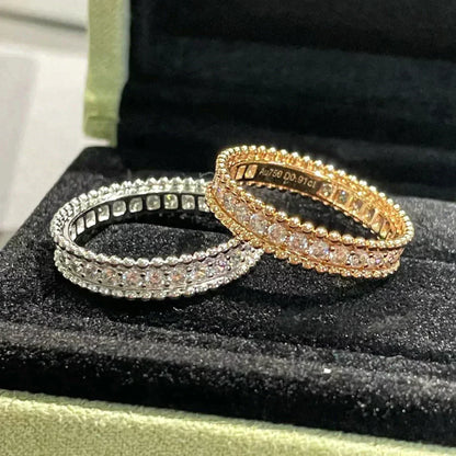 [LuckyStar] PERLEE DIAMANT ROSÉGOLDRING