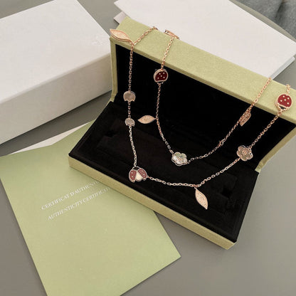 [LuckyStar]LUCKY SPRING 15 MOTIVE ROSÉGOLD HALSKETTE