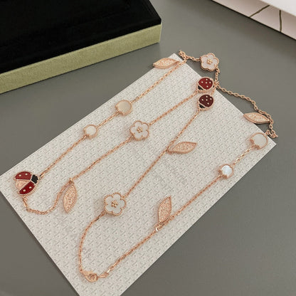 [LuckyStar]LUCKY SPRING 15 MOTIVE ROSÉGOLD HALSKETTE
