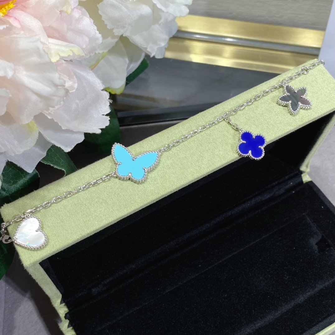 [LuckyStar]LUCKY SPRING SILBERARMBAND 4 MOTIV