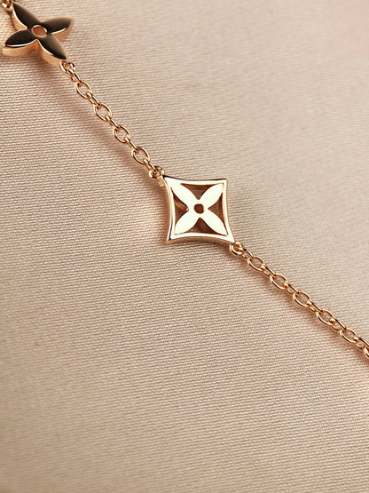 [LuckyStar] GOLDARMBAND MIT 7 MOTIVEN UND STERN