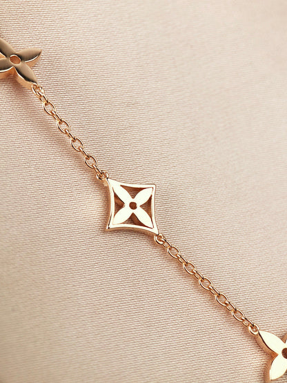[LuckyStar] GOLDARMBAND MIT 7 MOTIVEN UND STERN