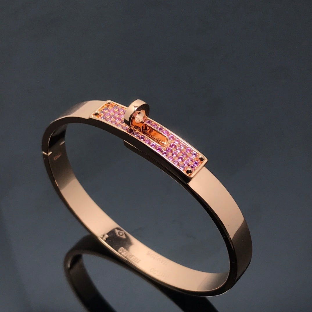 [LuckyStar]KELLY ARMBAND ROSA DIAMANT