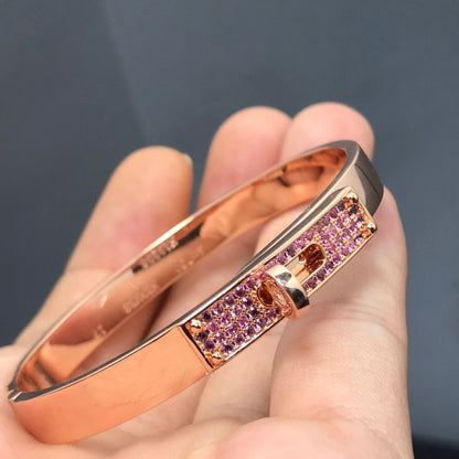 [LuckyStar]KELLY ARMBAND ROSA DIAMANT