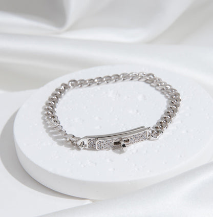 [LuckyStar]KELLY CHAIN ​​SILBER DIAMANTARMBAND